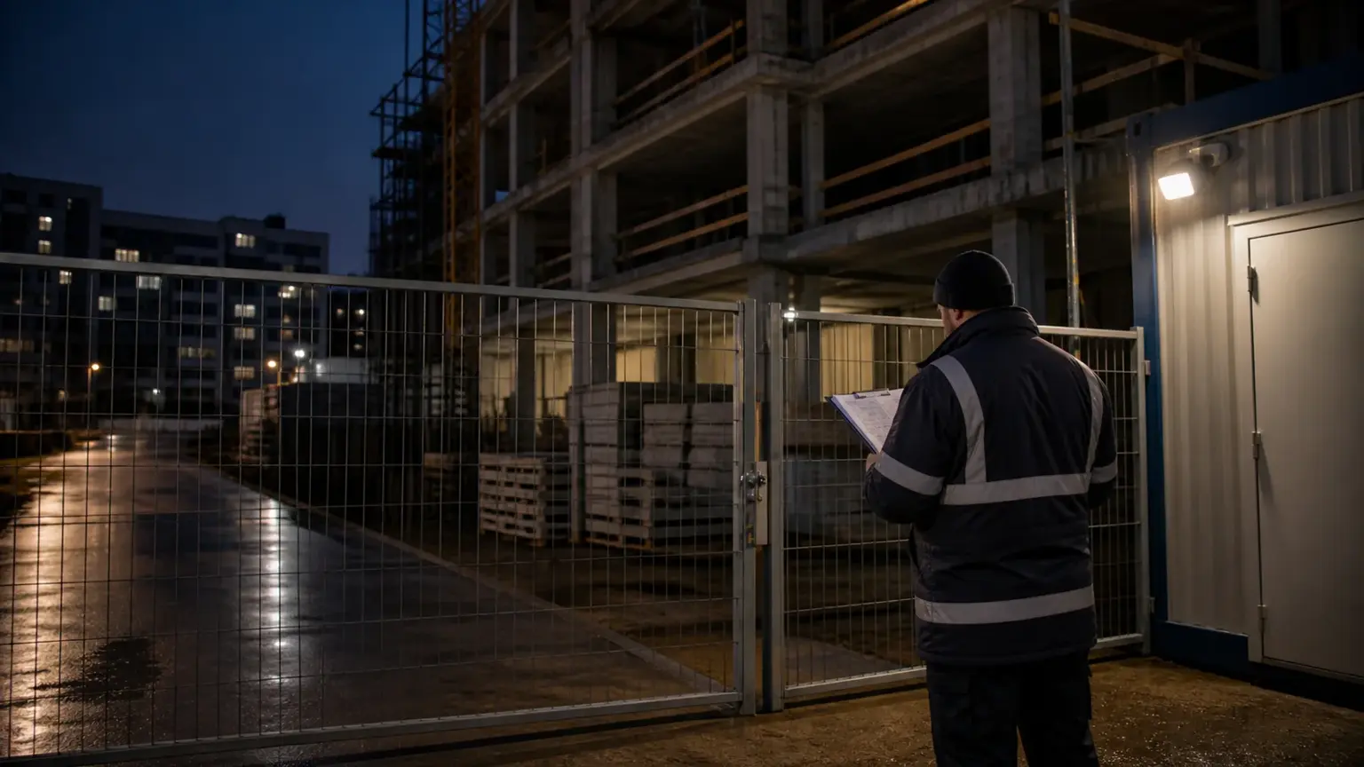 Baustellenbewachung: Wenn sich der Einsatz täglich ändert